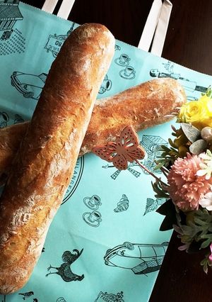 ♡ヨーグルト酵母でバゲッド♡-レシピのメイン写真