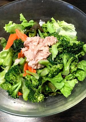 野菜サラダ シーチキン塩麹味！-レシピのメイン写真