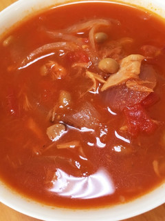トマト納豆スープ-レシピのメイン写真