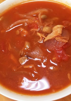トマト納豆スープ-レシピのメイン写真