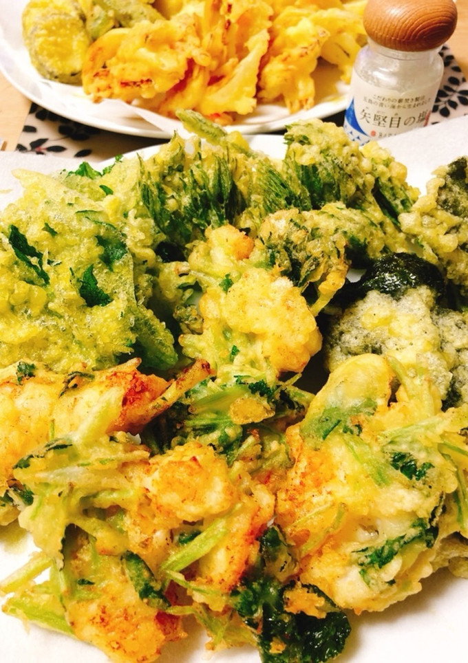 海老と三つ葉のかき揚げ-レシピのメイン写真