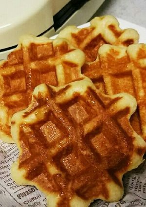 捏ねず出来る♪ベルギーワッフル-レシピのメイン写真