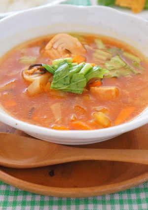 北海道自慢の和だしトマトスープカレー-レシピのメイン写真