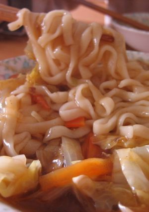 野菜たっぷりあんかけ艶うどん-レシピのメイン写真