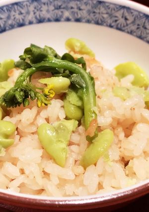 ☆そら豆ご飯-レシピのメイン写真