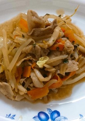 野菜たっぷり！豚肉のポン酢炒め-レシピのメイン写真