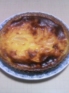 ホットケーキミックスで簡単プリンタルト-レシピのメイン写真
