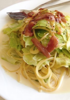 ☆簡単☆豆乳ソースの塩辛パスタ-レシピのメイン写真