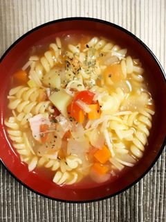 素材の味*ほっこり優しいミネストローネ-レシピのメイン写真