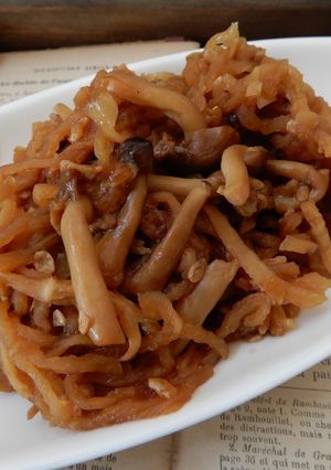 切干大根としめじの醤油麹バルサミコ酢煮-レシピのメイン写真