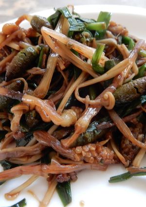 ご飯が進む つくし の 炒め物-レシピのメイン写真