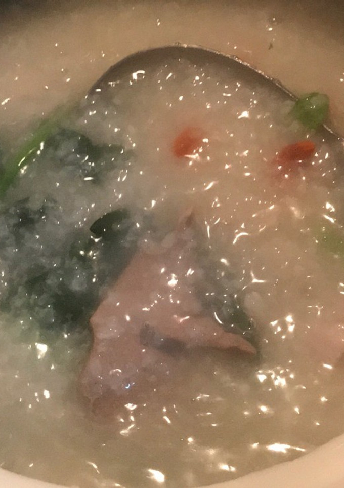 簡単☆中国有名なお粥#猪肝枸杞菠菜粥#-レシピのメイン写真
