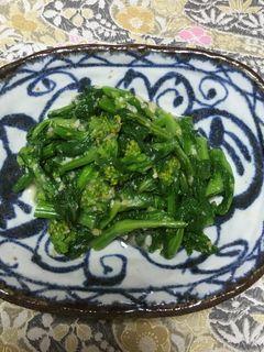 菜の花の酢味噌和え-レシピのメイン写真