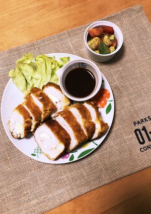 大きなチキンカツ♡-レシピのメイン写真