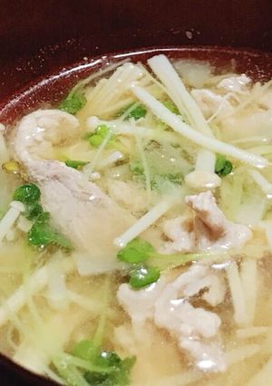 満腹ヘルシー！あっさり和風みぞれスープ-レシピのメイン写真