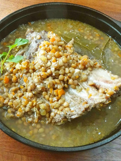 塩豚とレンズマメの煮込み-レシピのメイン写真