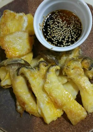 簡単・エリンギのちぢみ♪-レシピのメイン写真