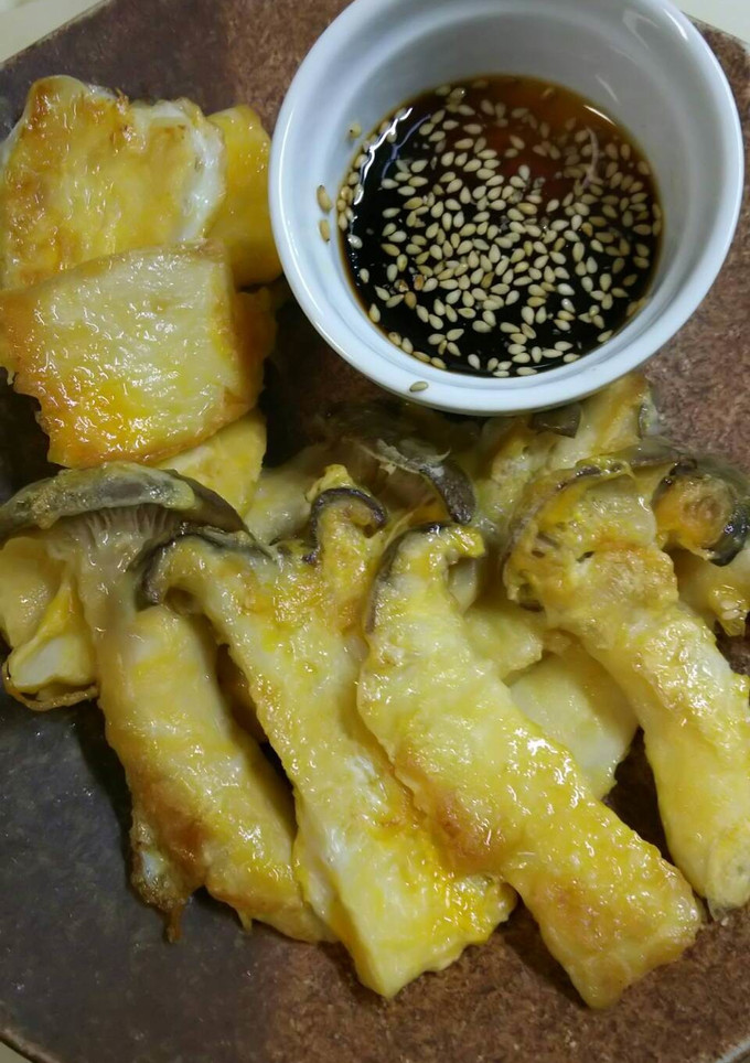 簡単・エリンギのちぢみ♪-レシピのメイン写真