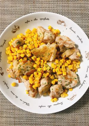 時間が無い時すぐできる！鶏肉コーン♪-レシピのメイン写真