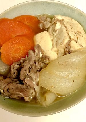 お腹に優しいオリゴ糖で豚コマ肉豆腐-レシピのメイン写真