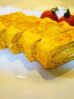 おつまみにも!明太子の厚焼き玉子-レシピのメイン写真