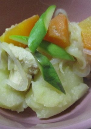 液みそで鶏肉じゃが-レシピのメイン写真