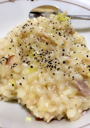 簡単にできるキャベツとハムのリゾット-レシピのメイン写真