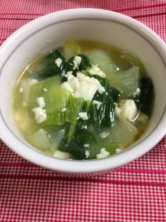 青梗菜のトロトロスープ-レシピのメイン写真
