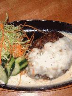 ハンバーグステーキ マスタードソースかけ-レシピのメイン写真