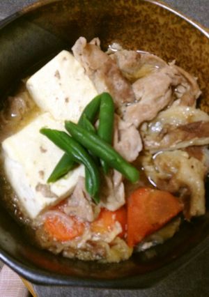 肉豆腐＆ポテサラ～ローソンごちろう～-レシピのメイン写真