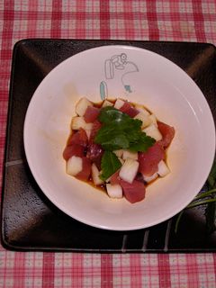 簡単♡長いもとまぐろのコロコロサラダ-レシピのメイン写真