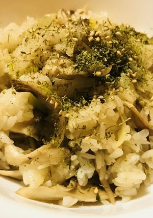 炒飯★キノコと長ネギのしょう油チャーハン-レシピのメイン写真