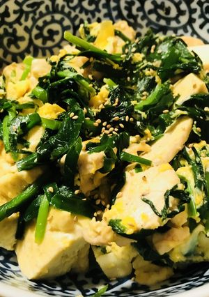 鶏肉のニラ玉●豆腐チャンプルー-レシピのメイン写真