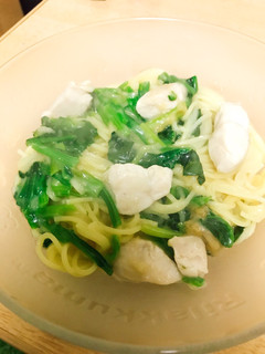 ほうれん草と鶏肉のクリームシチューパスタ-レシピのメイン写真