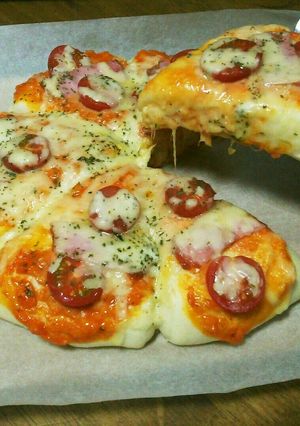 こねない簡単ピザパン-レシピのメイン写真