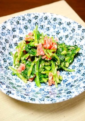 簡単！シャキシャキ☆ほうれん草サラダ-レシピのメイン写真