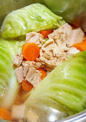 キャベツとシーチキンのスープ煮-レシピのメイン写真