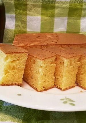 体に優しいもちもちカステラ風パンケーキ-レシピのメイン写真