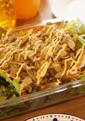 バター炒めキノコのサラダ-レシピのメイン写真
