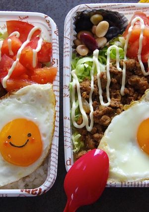 子供喜ぶタコライス弁当-レシピのメイン写真