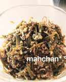 出し殻佃煮(韃靼そば茶、昆布、鰹節)♡