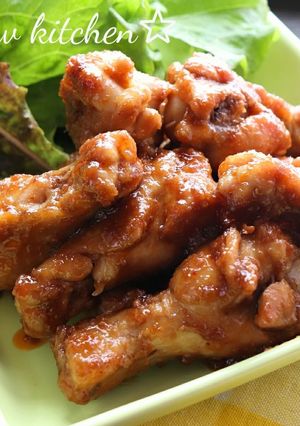 焼肉のタレで簡単☆手羽元のピリ辛煮-レシピのメイン写真