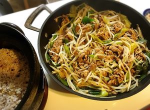 フライパンでラム肉のジンギスカン風-レシピのメイン写真
