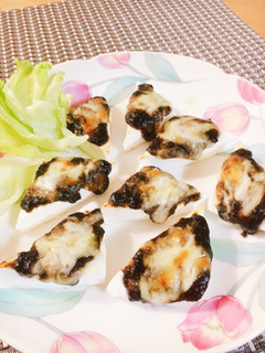 はんぺんで副菜✤のり佃煮マヨチーズ焼き✤-レシピのメイン写真