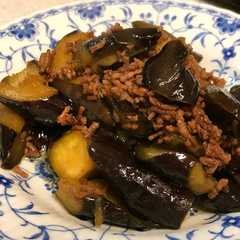 รูปของ 油使わず❤️ナスの肉味噌いため