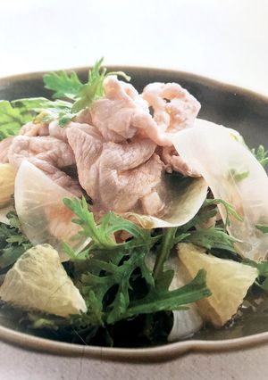 豚しゃぶのグレープフルーツポン酢がけ-レシピのメイン写真