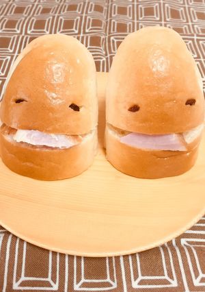 ハム食べパン-レシピのメイン写真