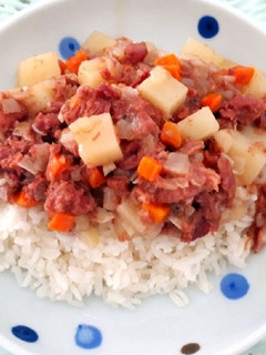 コーンビーフとポテト炒め煮-レシピのメイン写真