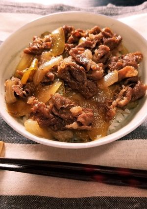 ほったらかし☆簡単☆牛丼-レシピのメイン写真