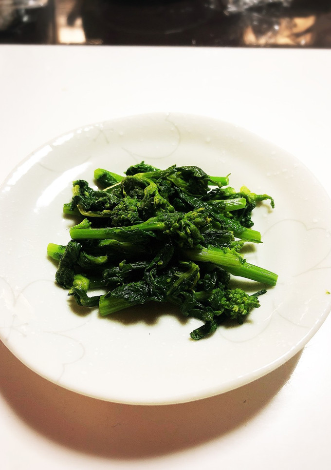 塩とごま油だけ！菜の花の炒め物-レシピのメイン写真